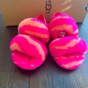 Ugg Zebra Fluff Yeah (Toddler)